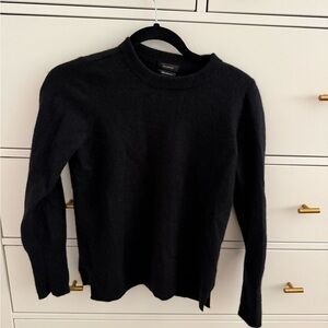 Halogen Black Cashmere Sweater